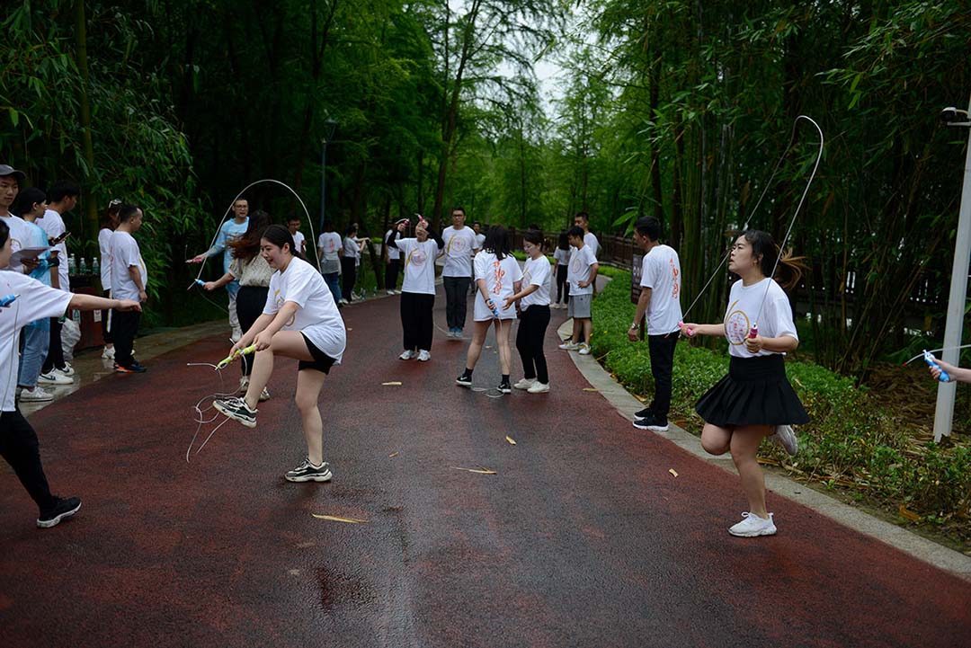 顾迪十周年徒步拓展活动