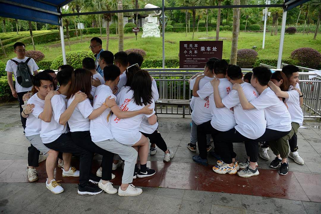 顾迪十周年徒步拓展活动